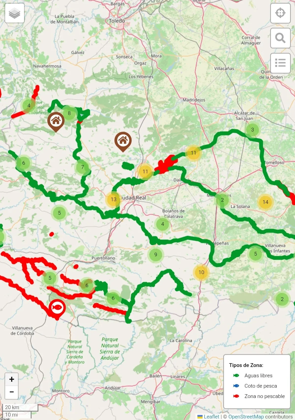 zonas-de-pesca-en-ciudad-real-castilla-la-mancha-espana