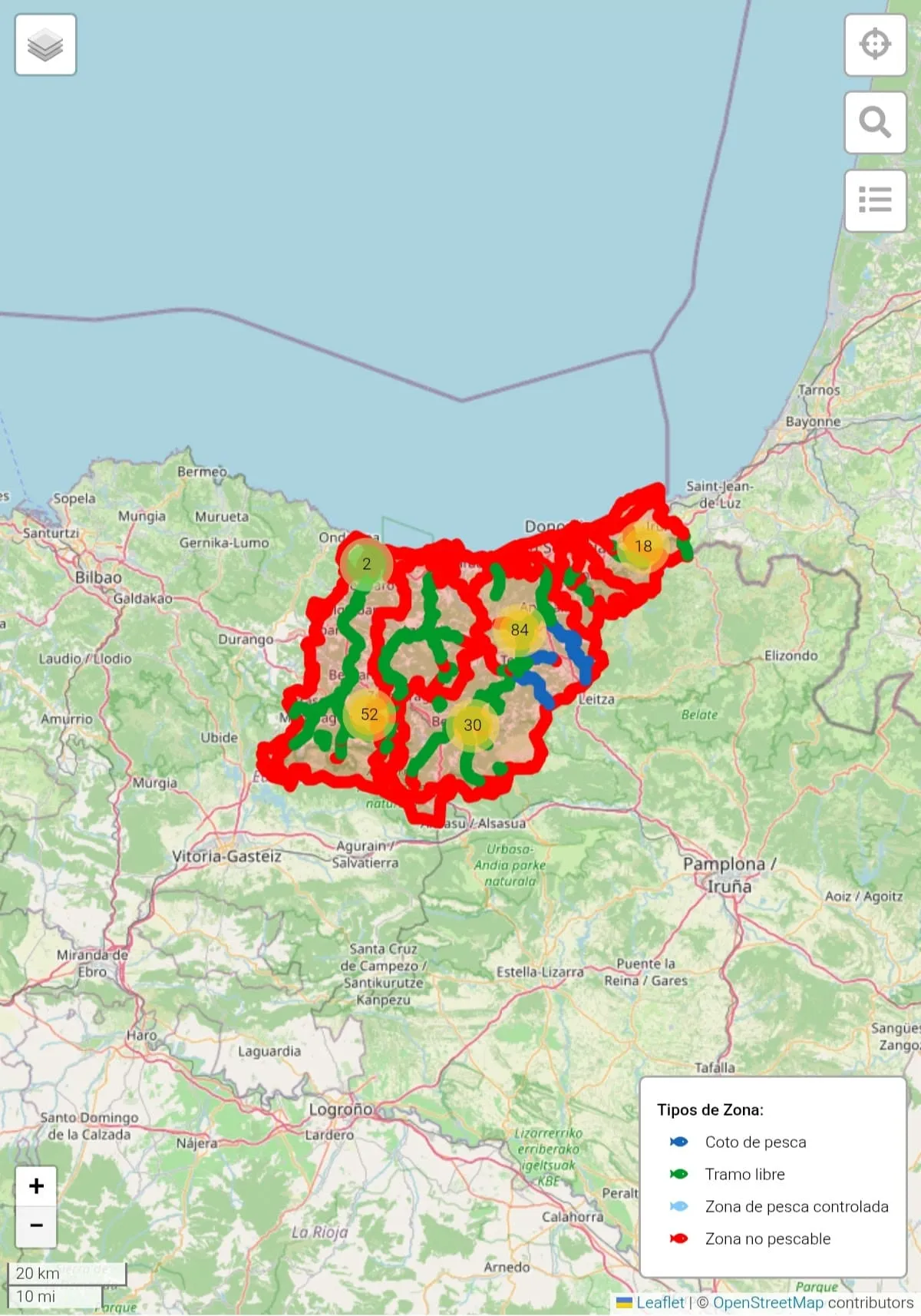 zonas-de-pesca-en-guipuzcoa-pais-vasco-espana