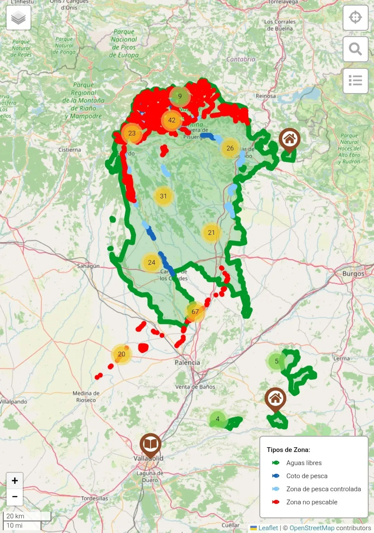 zonas-de-pesca-en-palencia-castilla-y-leon-espana