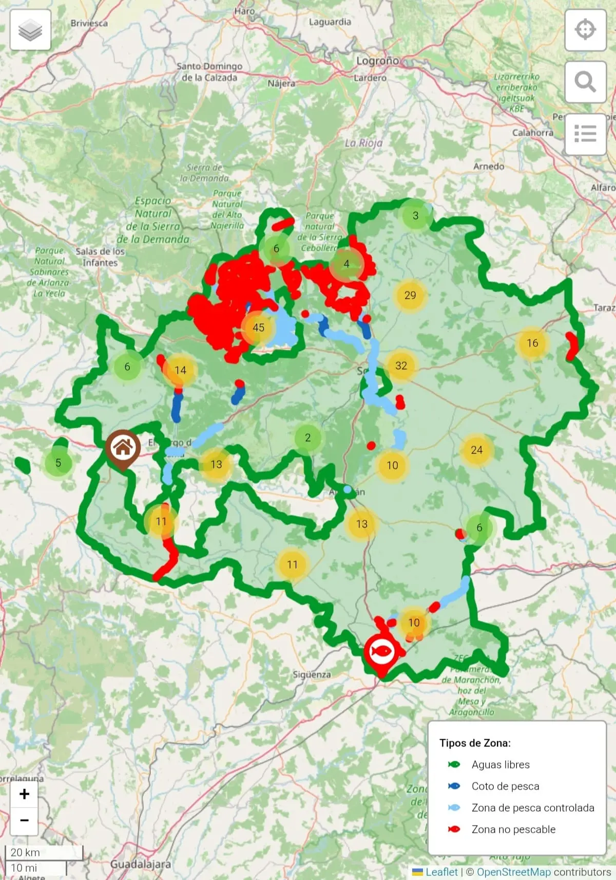 zonas-de-pesca-en-soria-castilla-y-leon-espana