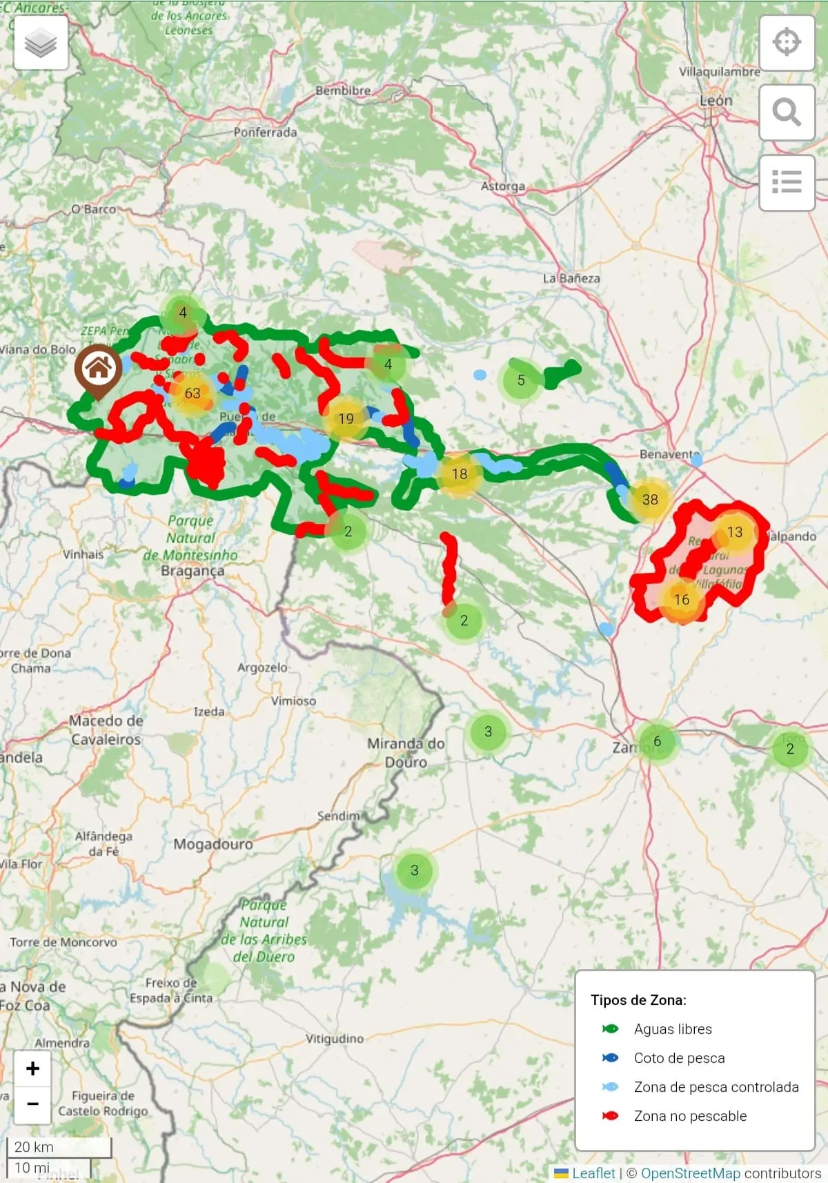 zonas-de-pesca-en-zamora-castilla-y-leon-espana